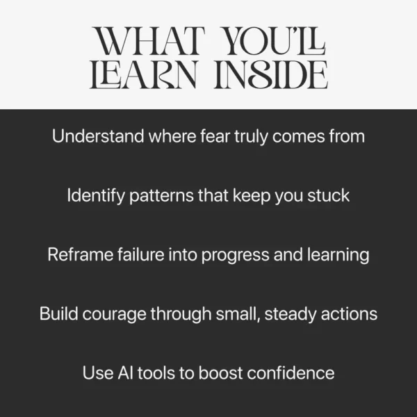 Buy Overcoming the Fear of Failure | Digital eBook for Mindset Growth | Learn How to Overcome Fear of Failure and Build Confidence Online | Jogoka