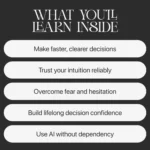 Buy Trust Yourself: A Guide to Confident Decision-Making | How to Trust My Own Decisions Digital Guide | Personal Growth, Self-Trust Workbook, Mindset PDF Download Online | Jogoka