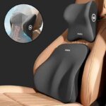 Buy Memory Foam Car Universal Headrest Lumbar Cushion Back Cushion Lumbar Pillow Car Comfort Neck Pillow Car General Accessories Online | Jogoka