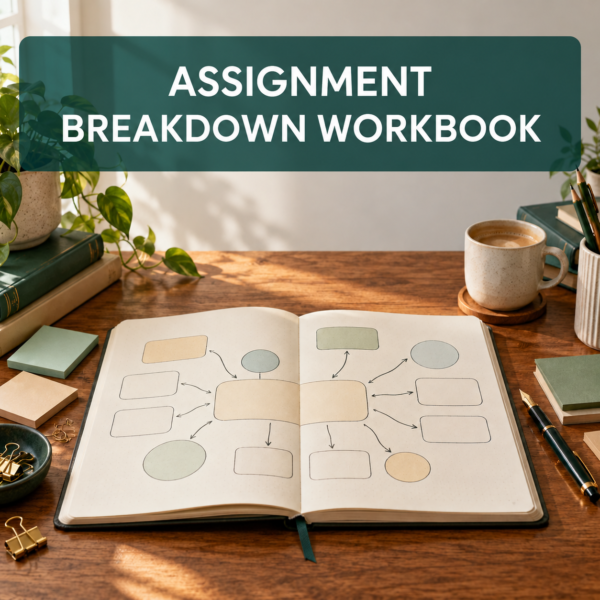 Cover of the Assignment Breakdown Workbook PDF