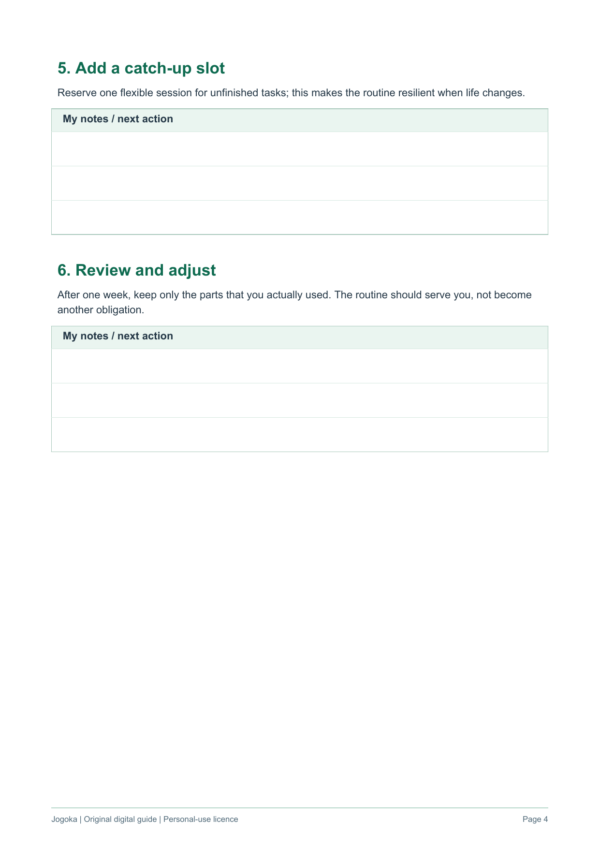 study-routine-builder-4 | Jogoka