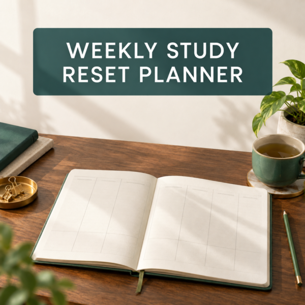 weekly-study-reset-cover-titled Cover of the Weekly Study Reset Planner PDF