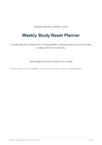 weekly-study-reset-planner-1 | Jogoka