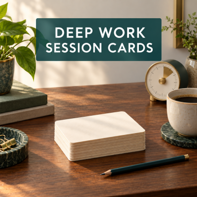 Cover of Deep Work Session Cards PDF